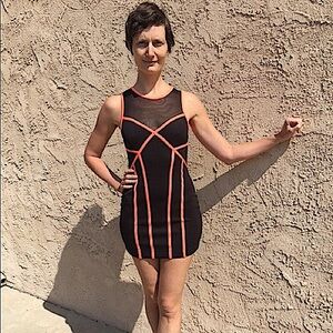 Sexy Mesh Micro Dress